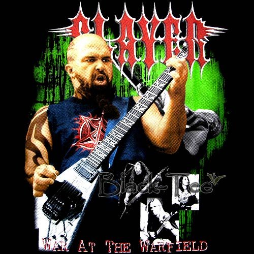 SLAYER METAL T SHIRT WAR AT THE WARFIELD SIZE S / F13