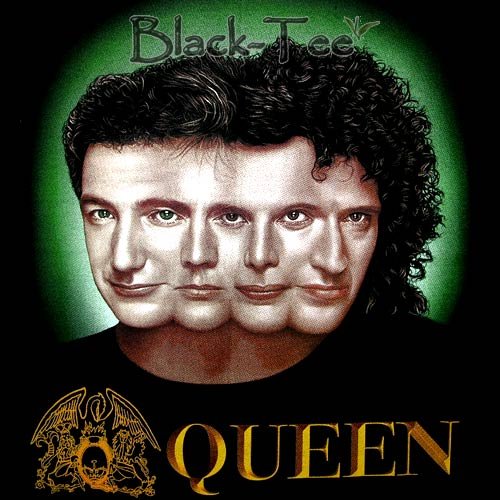 QUEEN HEAD HARD ROCK BLACK TEE T SHIRT SIZE S / F14