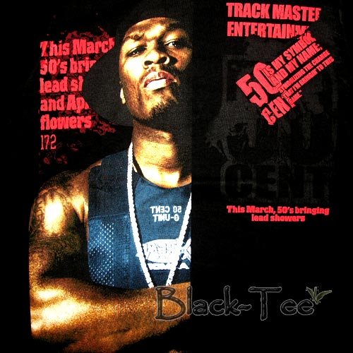 50 CENT HIP HOP TEE T SHIRT RAP G UNIT SIZE M / F28