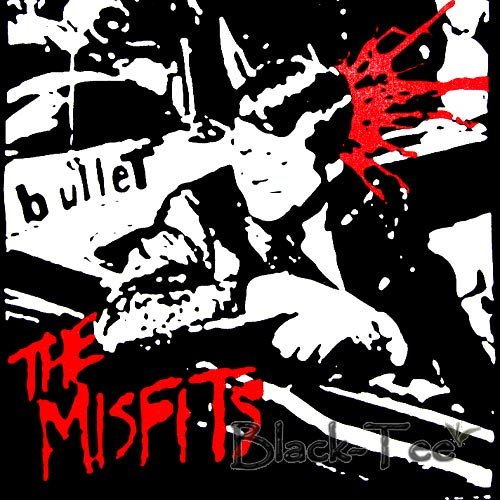 MISFITS HARDCORE PUNK TEE T SHIRT BULLET SIZE S / F41