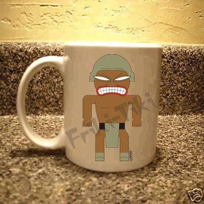 FRIKI-TIKI Mili-Tiki 11oz Ceramic Coffee Mug - NEW Collectible