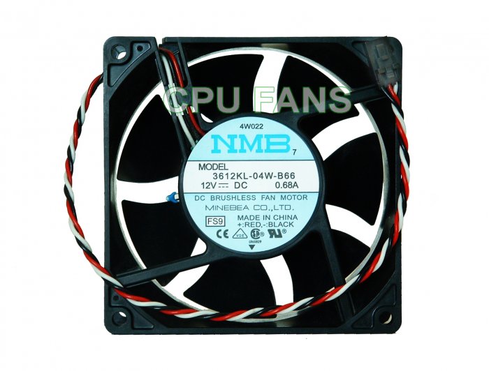 Dell Fan Precision Workstation 340 CPU Cooling Fan 4W022 P0676 92x32mm