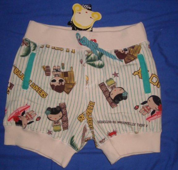 HARAJUKU LOVERS HAWAII GIRL'S SHORTS, PEARL, 14
