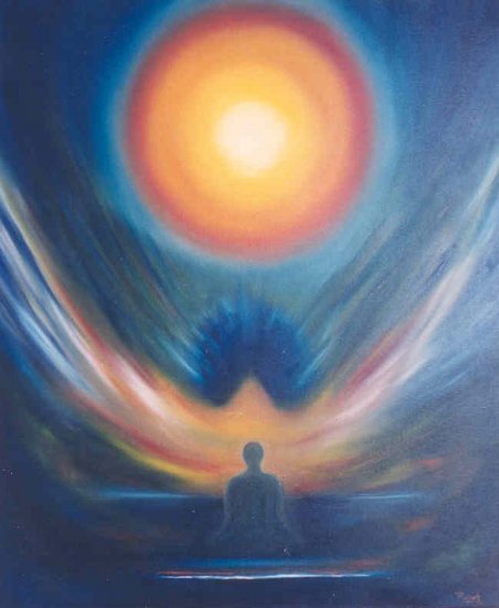 Enlightenment by Rajesh Baderia signed limited edition reproduction print Indian Contemporary art