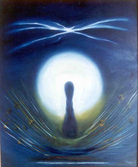 Ecstasy- oil on canvas spiritual mysticism