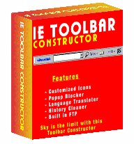 IE Toolbar Constructor