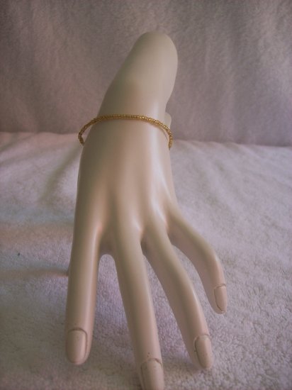 Beaded bracelet, gold