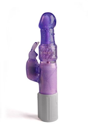 Rabbit Habbit Sparkly Purple Elastomer