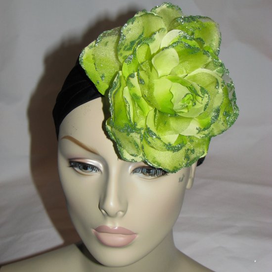 Rosy Fascinator T12 Green