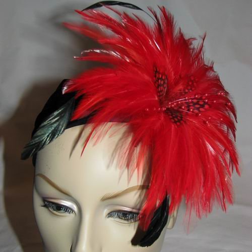 Joana Fascinator T28 Red