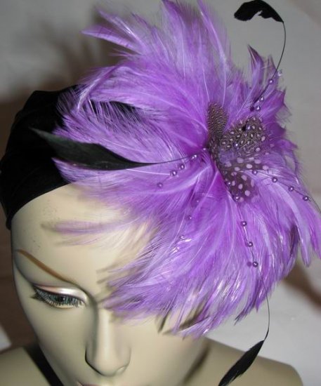 Joana Fascinator T28 Purple