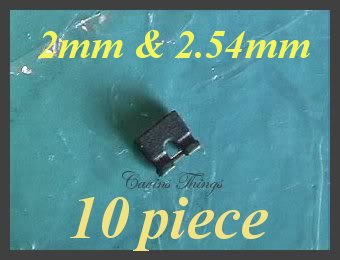 10 2mm/2.54mm Jumpers Computer Hard Drive Disk SATA&IDE Shunts Headers 2.0mm 2-Pin