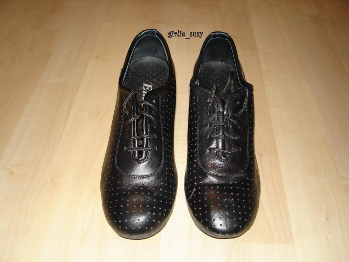 Ballroom Latin Line Dancing Shoes Black Size US 7 *PLUS BONUS CASH BACK!*
