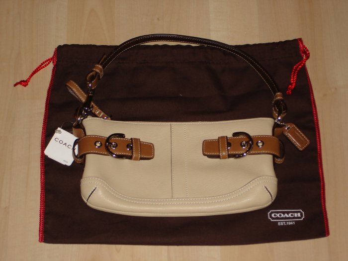 COACH Pebble Leather Demi Purse HandBag Wristlet NWT *PLUS BONUS CASH BACK!*
