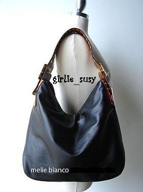 MELIE BIANCO Studded Hobo Faux Leather Handbag Purse Tote *PLUS BONUS CASH BACK!*