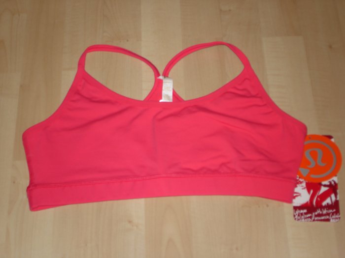 Lululemon Power Y Bra Top Tank Reversible NWT Sz12 Orange *PLUS BONUS CASH BACK!*