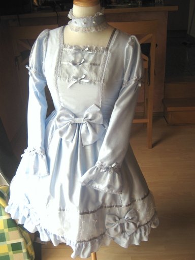 Angelic Pretty Sax Polka Dot Pearls OP Set