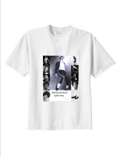 Michael Jackson memorial T-shirt