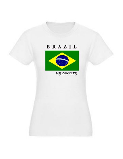 My Country Patriotic T-shirts "Brazil"