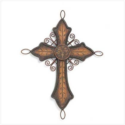 Old World Cross Decor 37304