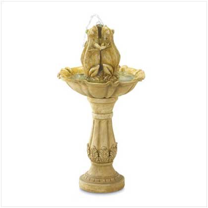 Frog Fountain with Stand 37277