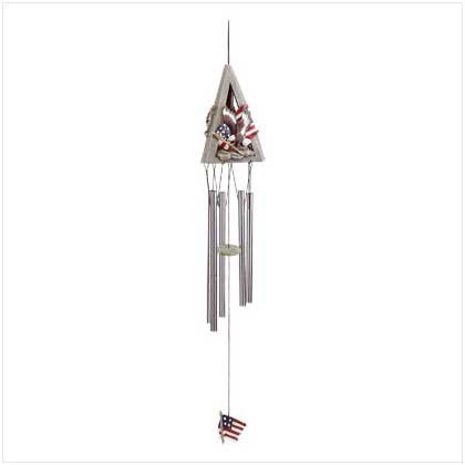 Patriotic Eagle Windchime 33878