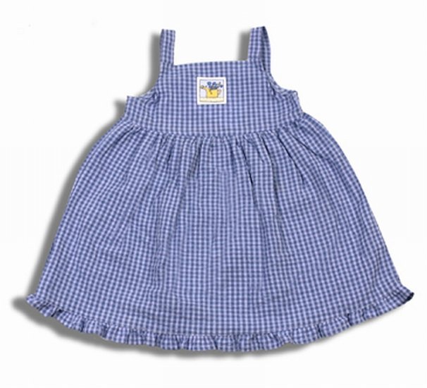 Toddler Girls Dress Boutique Blue Gingham Summer Sundress by Mulberribush 4T New