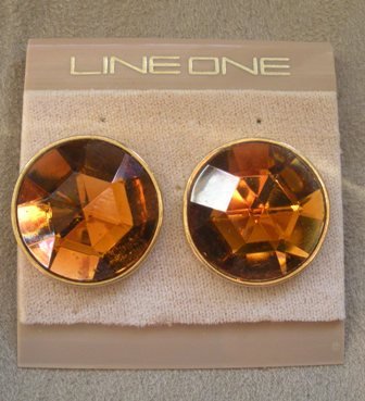 80's Department Store Vintage Button Style Post Earrings