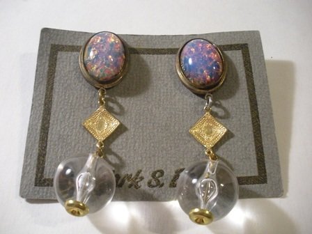 1980 Vintage Department Store Brand New Clip On Earrings