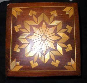 Vintage Handmade Wood Decorative Box