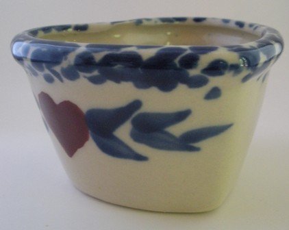 HERITAGE POTTERY Blue Sponge ware