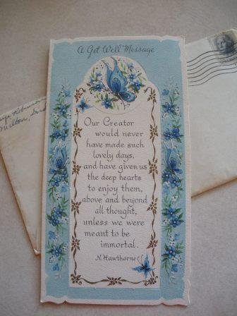 Personal Vintage Bookmark Greeting Card, Indiana
