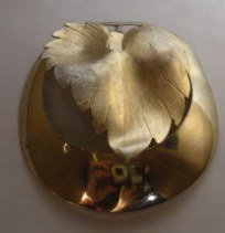 80’s Vintage Large Bold and Eye Catching Leaf Pendant