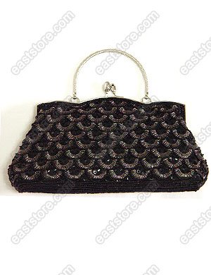 Beaded and Sequin Evening Bag