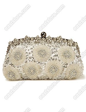 Beaded Sun-Flower Evening Bag