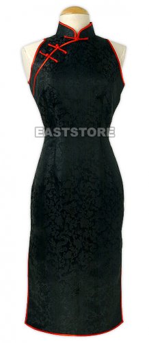 Dragon Sleeveless Chinese Dress