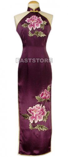 Hua Kai Fu Gui Embroidery Silk Dress