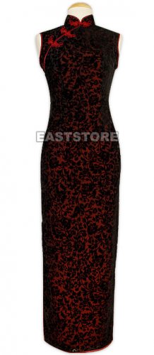 Graceful Velvet Cheongsam