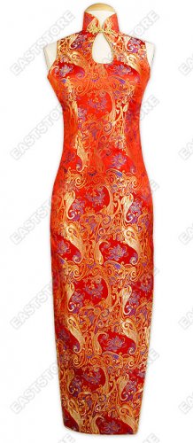 Precious Blossoms Brocade Cheongsam