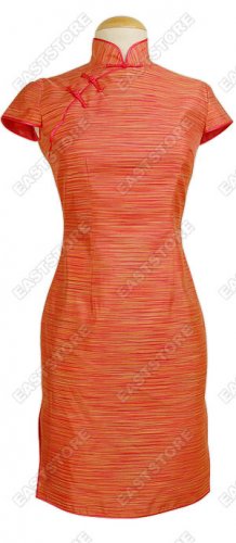 Simple Thai Silk Cheongsam