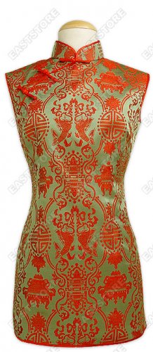 Sexy Double Fish Mini Cheongsam