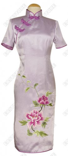 Peony Embroidered Cheongsam