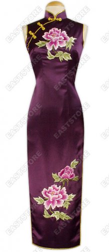 Gao Gui Embroidery Silk Dress
