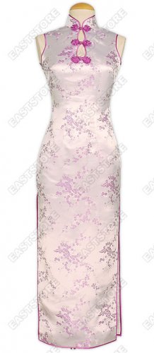 Elegant Plum Blossom Brocade Cheongsam