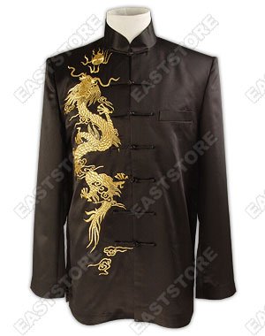 Cool Dragon Embroidered Silk Jacket