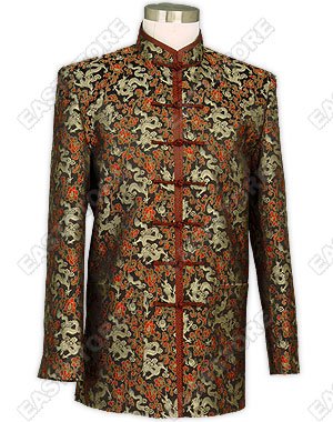 Refined Dragon Brocade Man Jacket