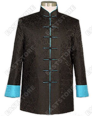 Dragon Pattern Quilted Silk Brocade Man Jacket