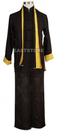Cool Double Happiness Silk Kung Fu Suit