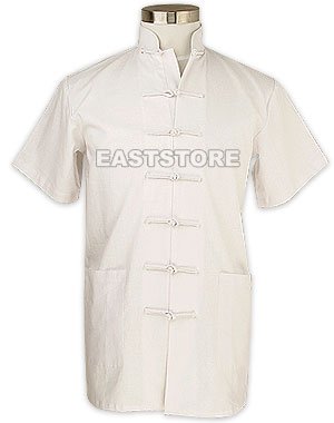 Linen Shirt with Frog Buttons