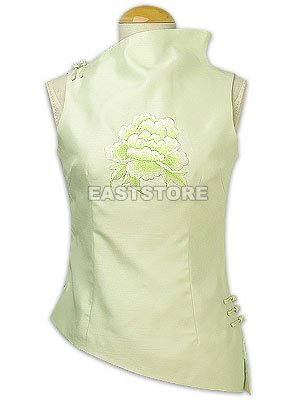 Chinese Peony Sleeveless Blouse